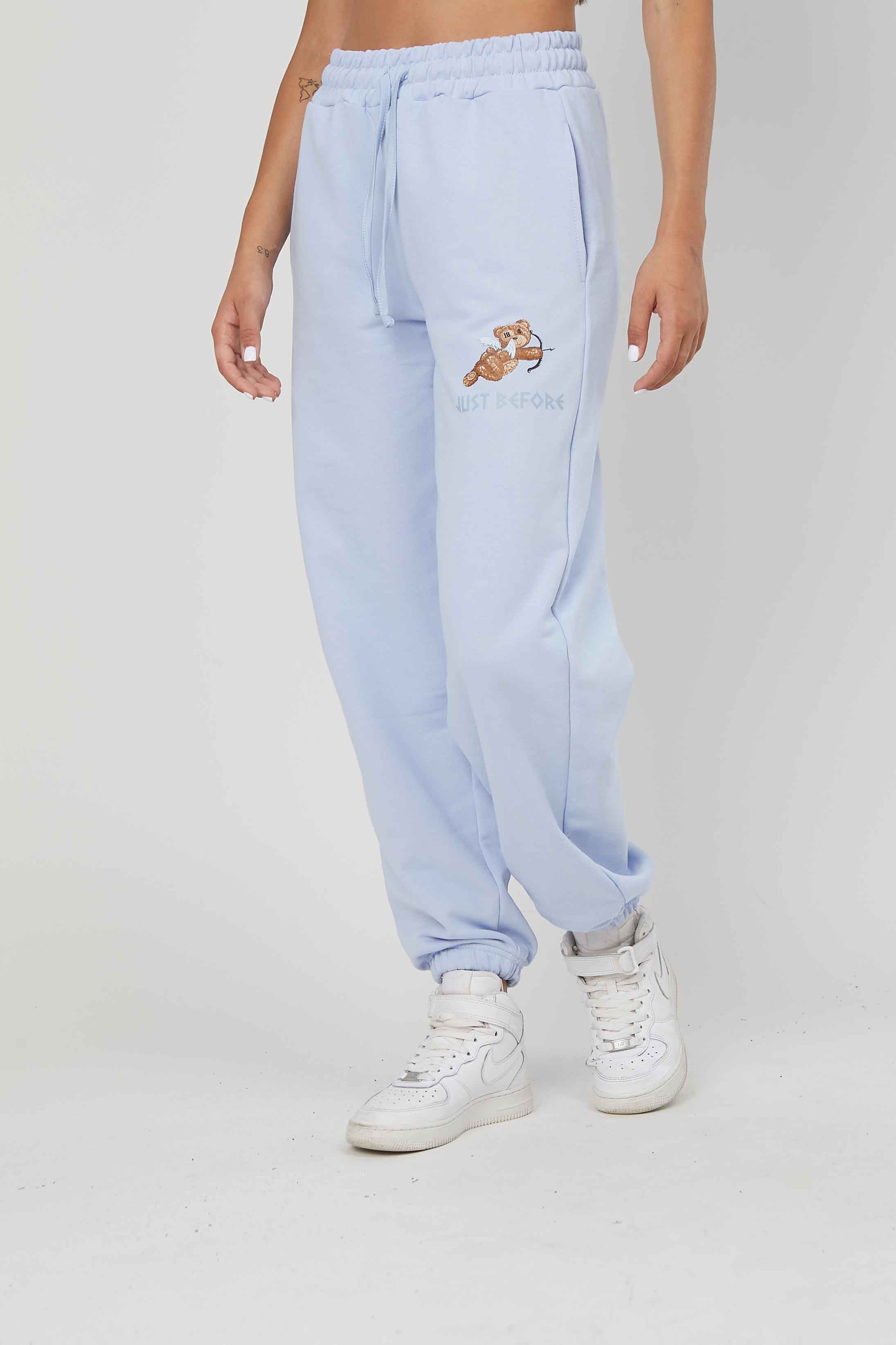 PANTALONI ORSETTO CUPIDO LIGHT BLUE