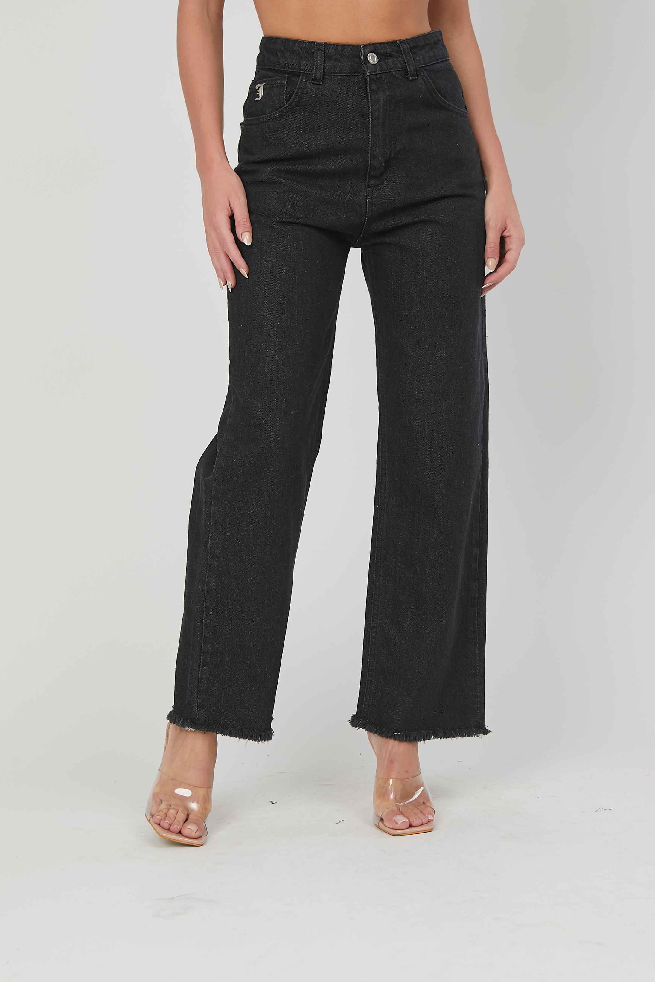 JEANS COMFORT VITA ALTA BLACK
