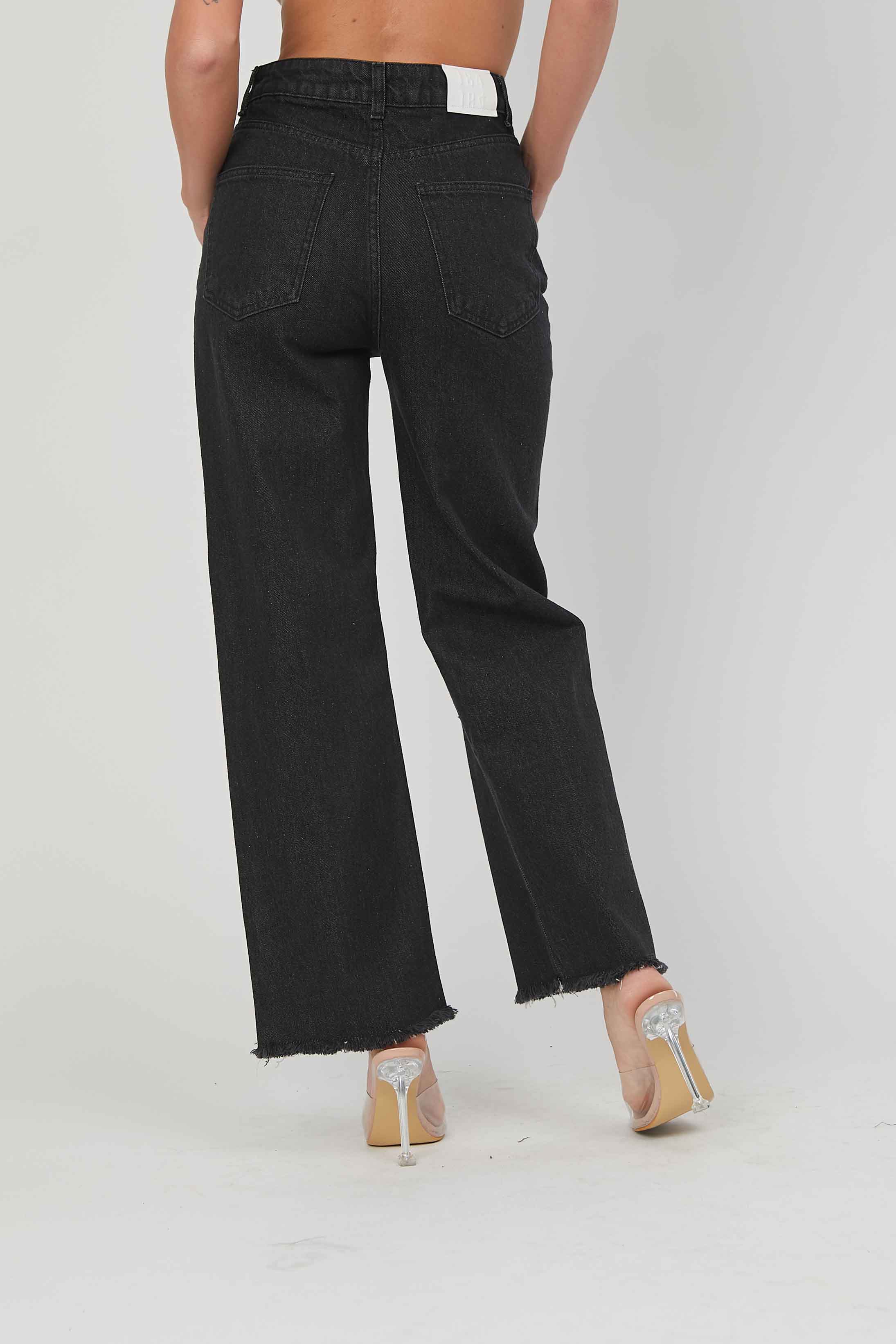 JEANS COMFORT VITA ALTA BLACK