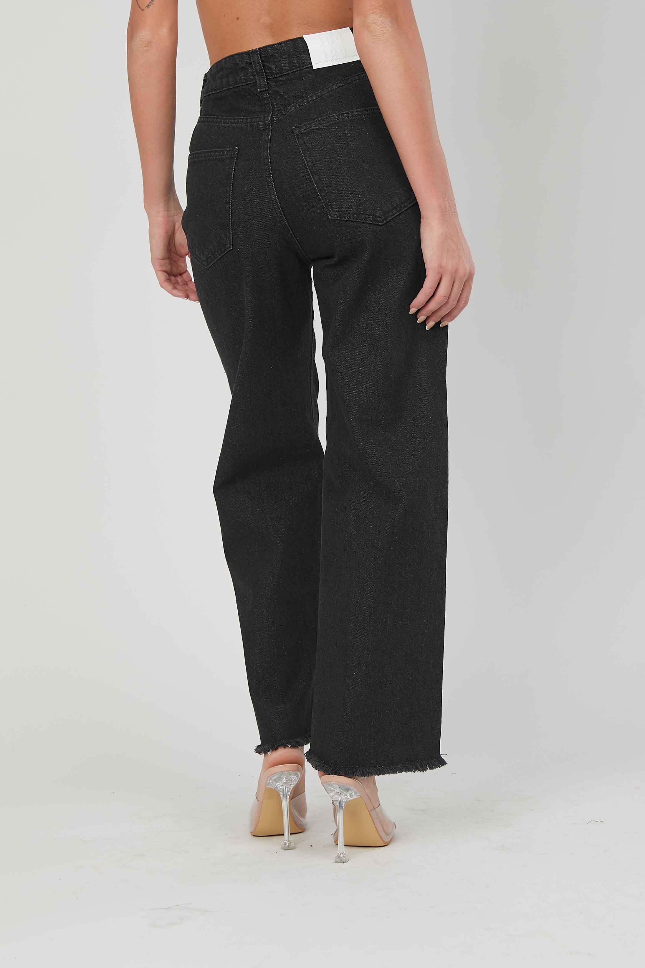 JEANS COMFORT VITA ALTA BLACK