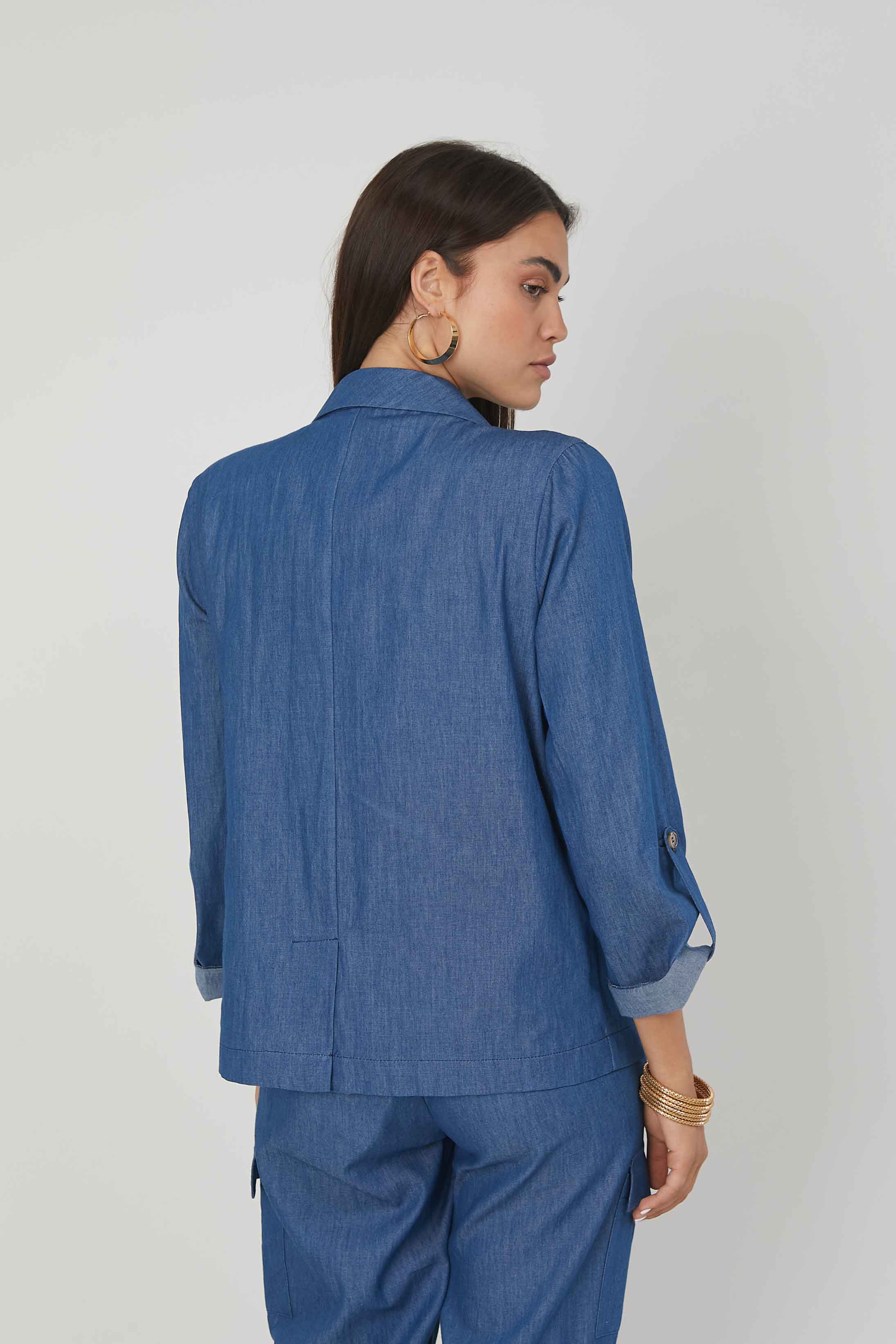 BLAZER CHAMBRAY DEMIN