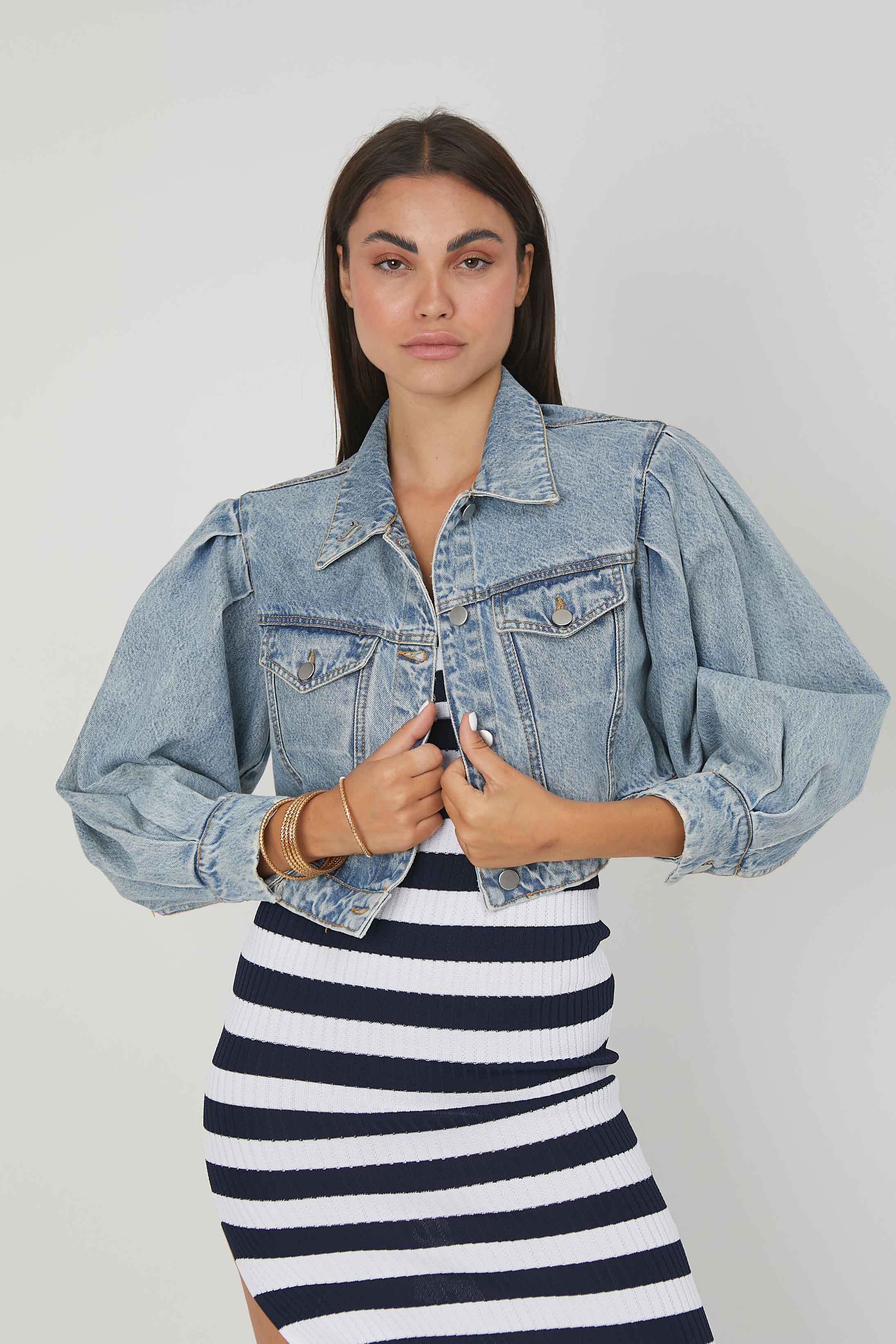 GIACCA CORTA DI JEANS