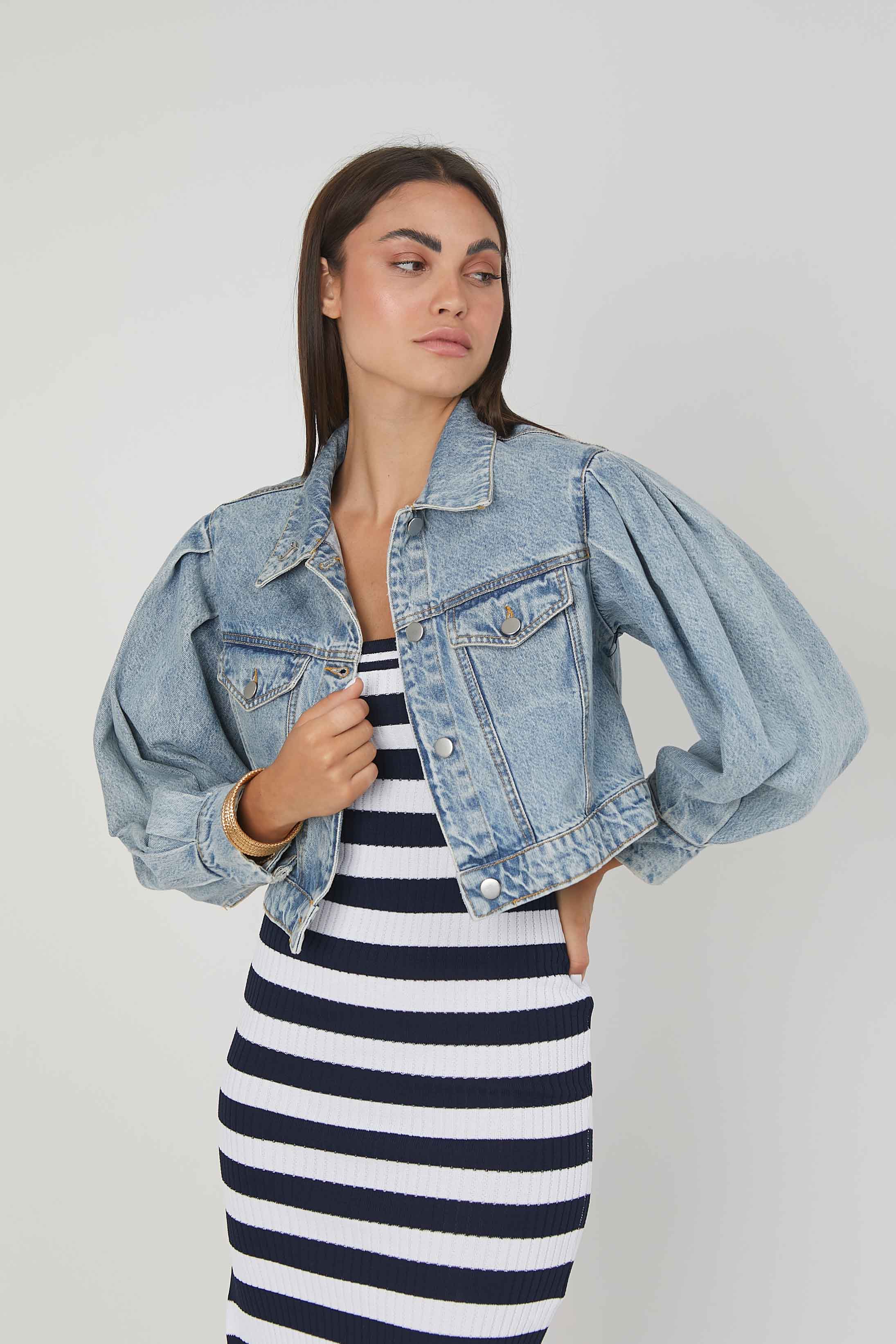 GIACCA CORTA DI JEANS