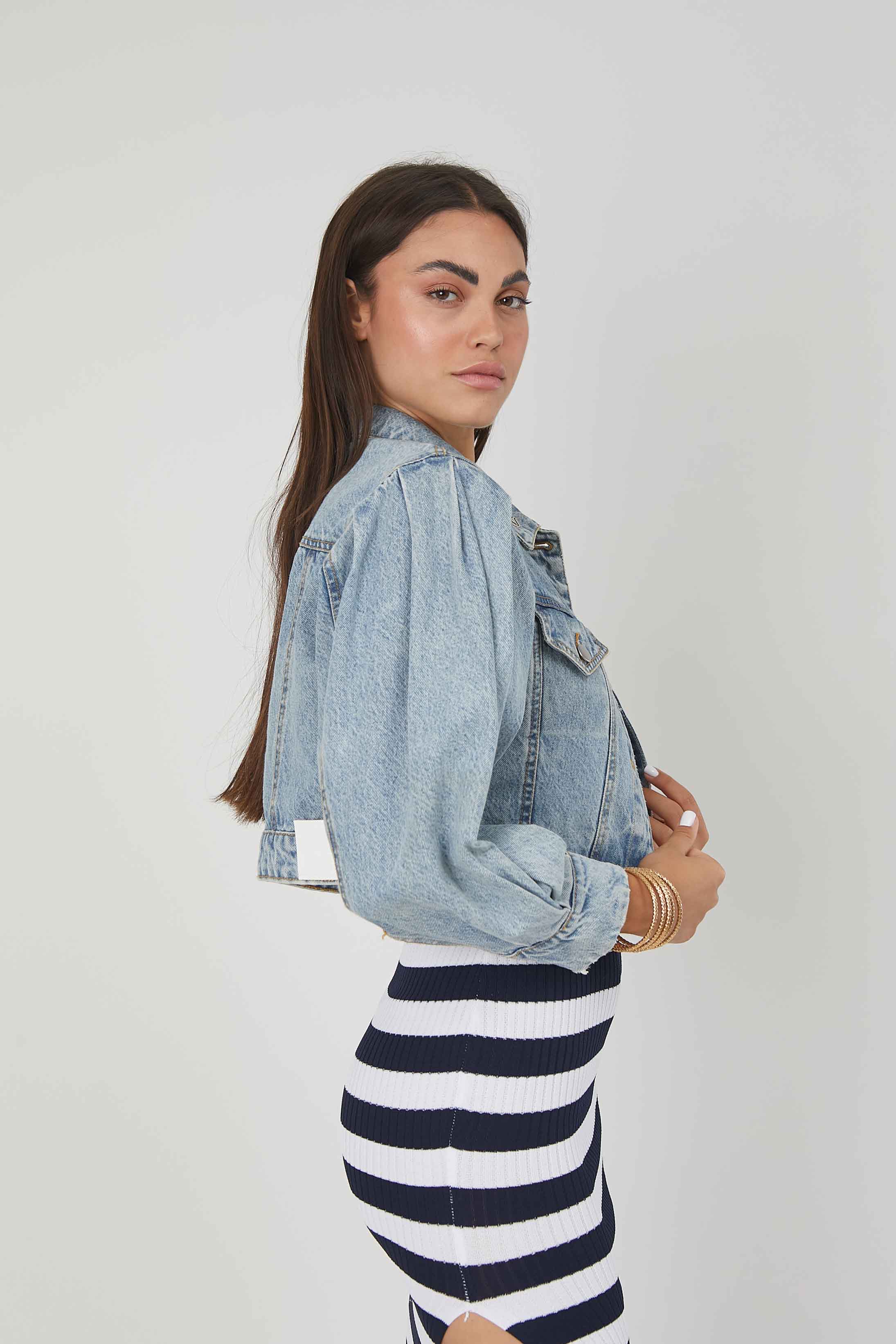 GIACCA CORTA DI JEANS