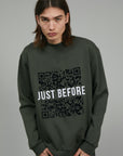 DARK GREEN QR CODE SWEATSHIRT