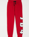 RED LOGO PANTS