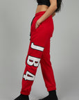 RED LOGO PANTS