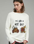 CHRISTMAS UNISEX WHITE SWEATER