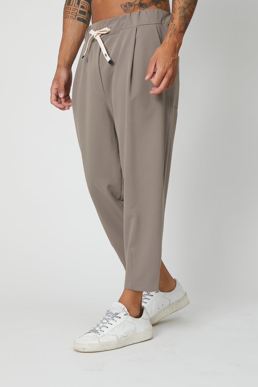 FLUID MUD FABRIC TROUSERS