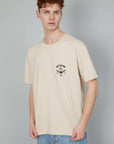 T-SHIRT RICAMO EAGLE BEIGE