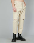 Pantaloni Velluto a Coste White 