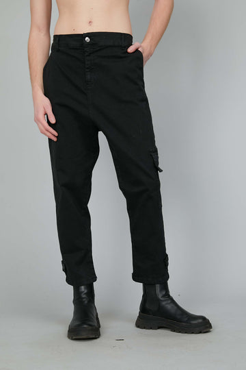 Pantaloni Straight Black 