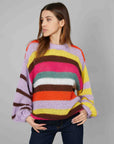 COLORFUL STRIPED SWEATER