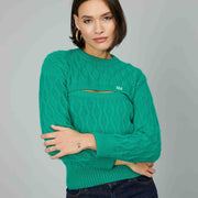 TWIN SET COPRISPALLE E CANOTTA GREEN