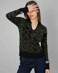 MAGLIA POLO ANIMALIER GREEN