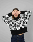 MAGLIONE BLACK&WHITE