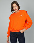 SWEATSHIRT J.B4 ORANGE SHOULDERS