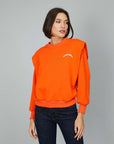 SWEATSHIRT J.B4 ORANGE SHOULDERS