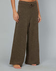 PANTALONI IN MAGLIA A PALAZZO BROWN