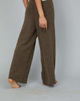 PANTALONI IN MAGLIA A PALAZZO BROWN