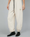 PITTBULL IVORY TROUSERS