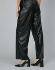 STRAIGHT ECO-LEATHER PANTS