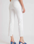 JEANS CROPPED WHITE