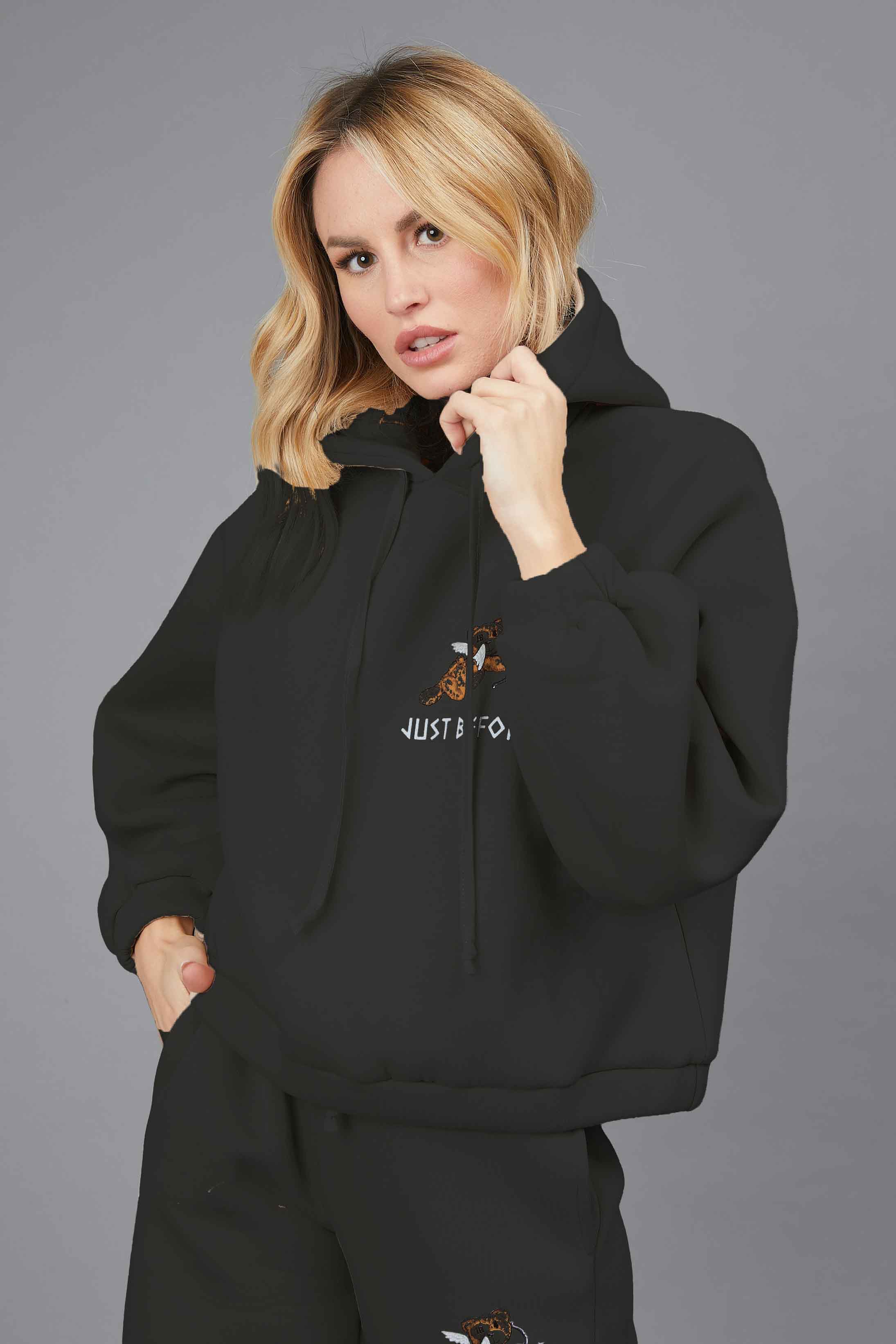 FELPA ORSETTO CUPIDO BLACK