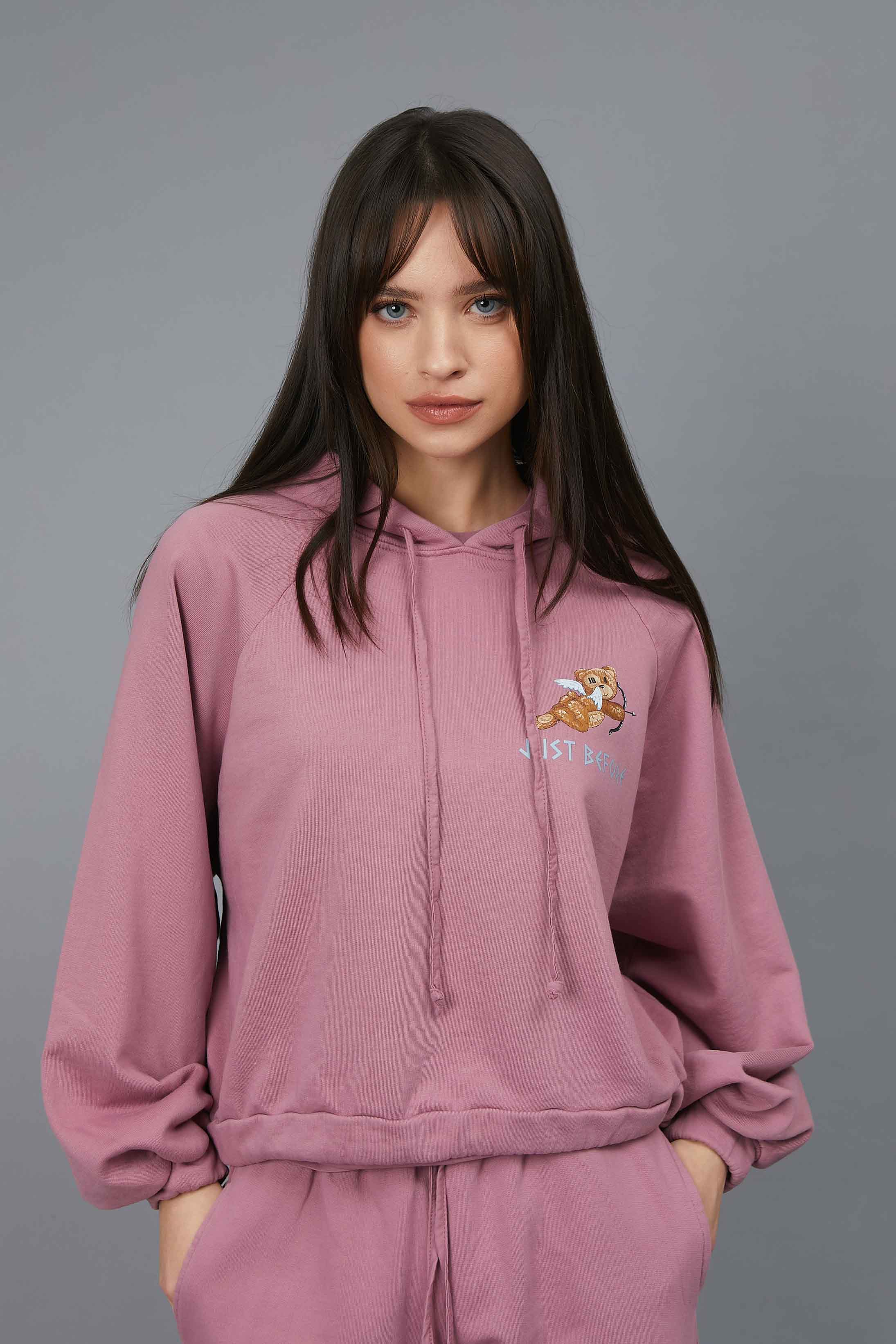 PINK CUPID BEAR SWEATSHIRT