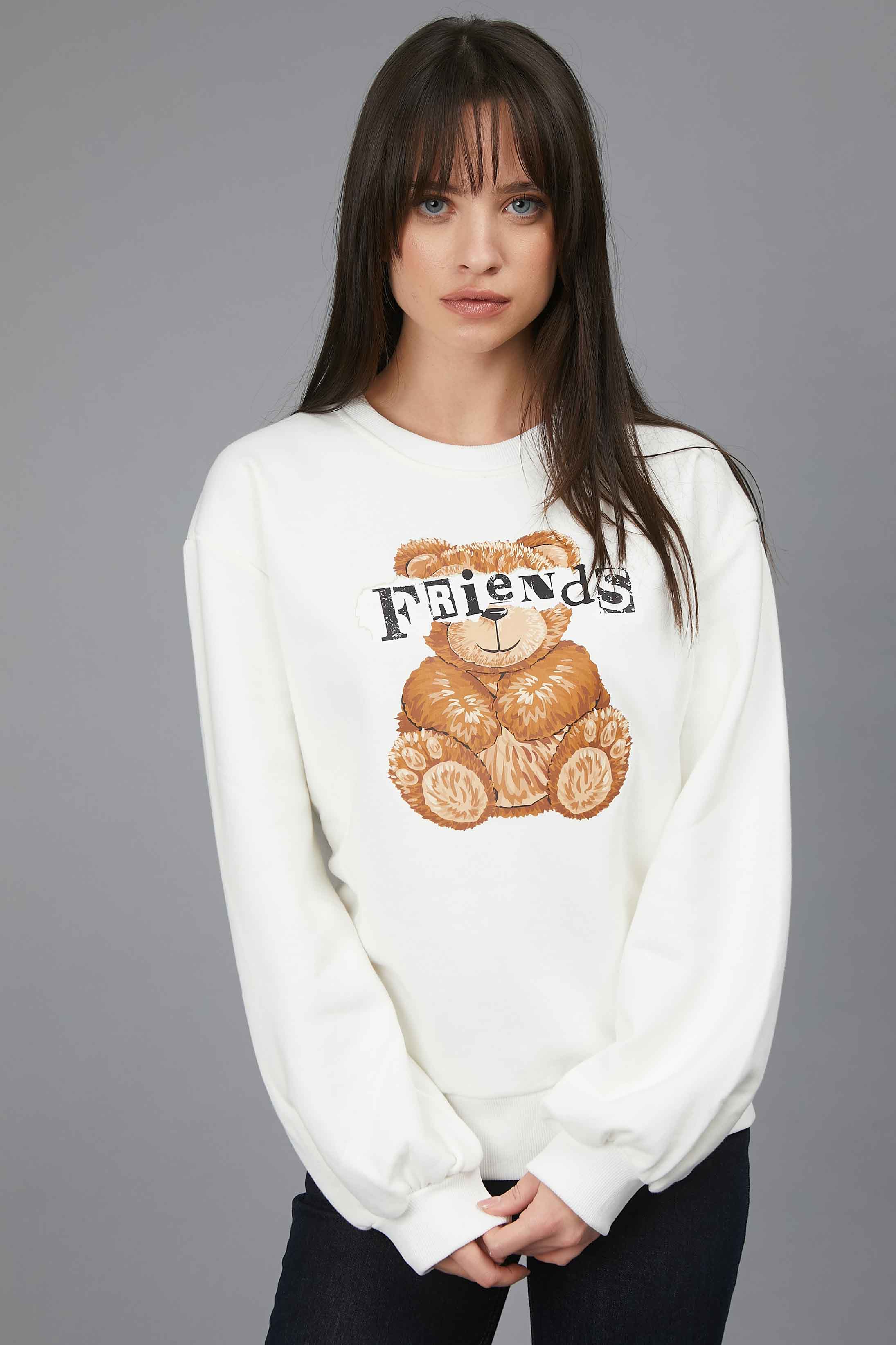 FRIENDS CREAM BIRD SWEATSHIRT