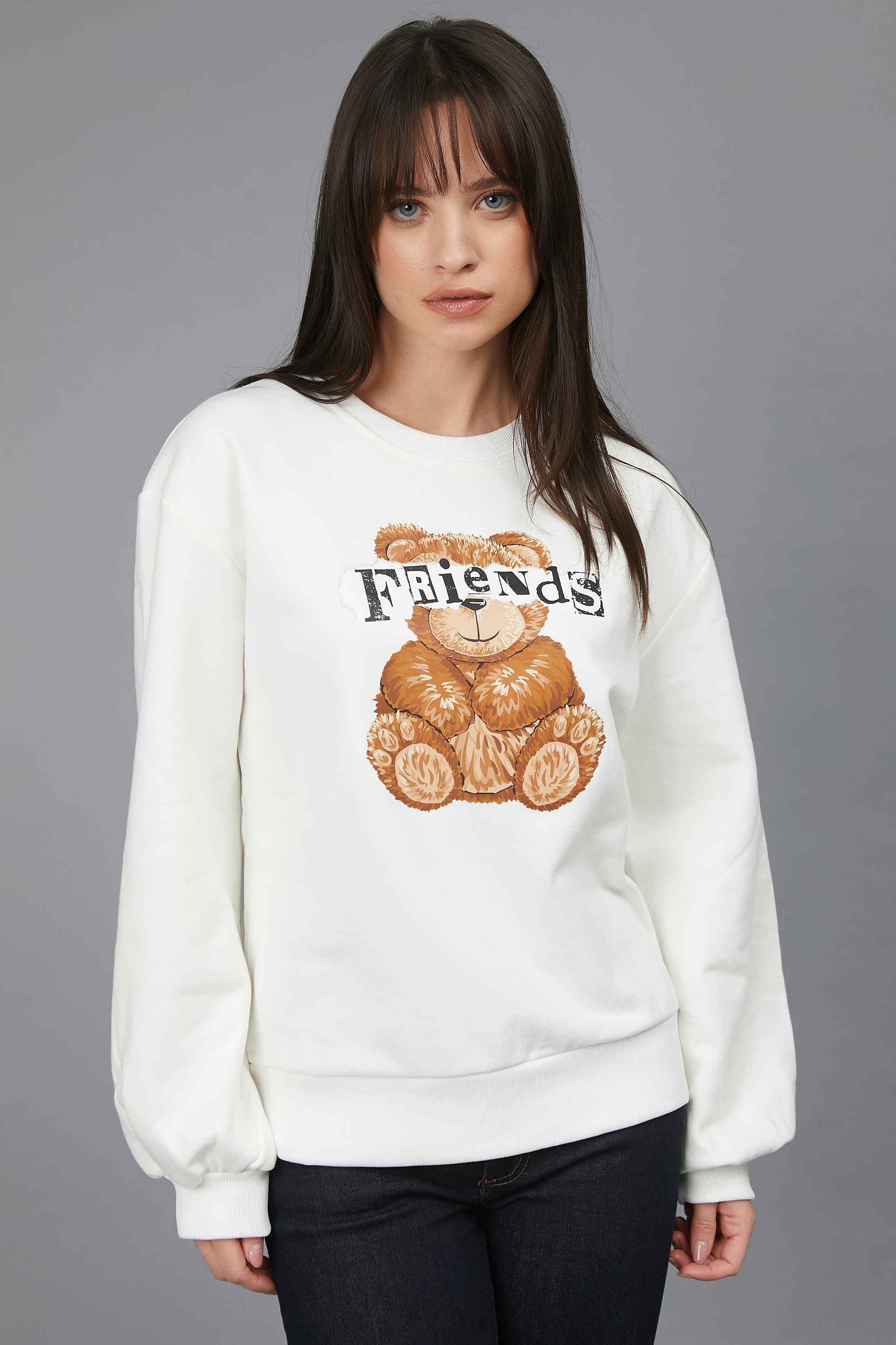 FRIENDS CREAM BIRD SWEATSHIRT