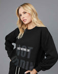 SWEATSHIRT NOT ORDINARY BLACK