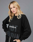 SWEATSHIRT NOT ORDINARY BLACK