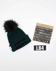 SPEAKING CAP POMPON LUREX GREEN