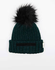 SPEAKING CAP POMPON LUREX GREEN