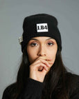 BEANIE MOOD OF THE DAY ANGORA NERO