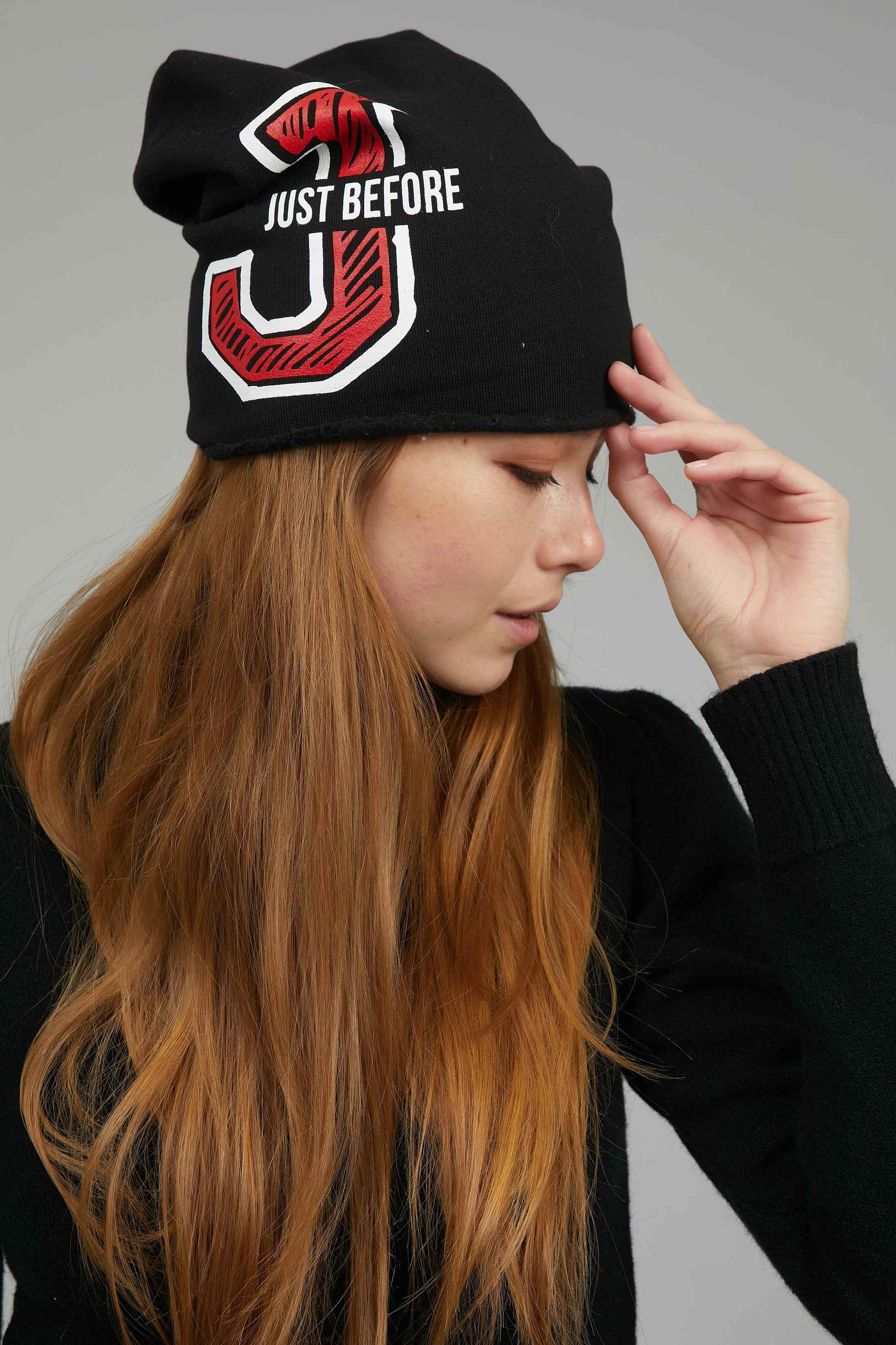 BEANIE BLACK FELPA LOGO