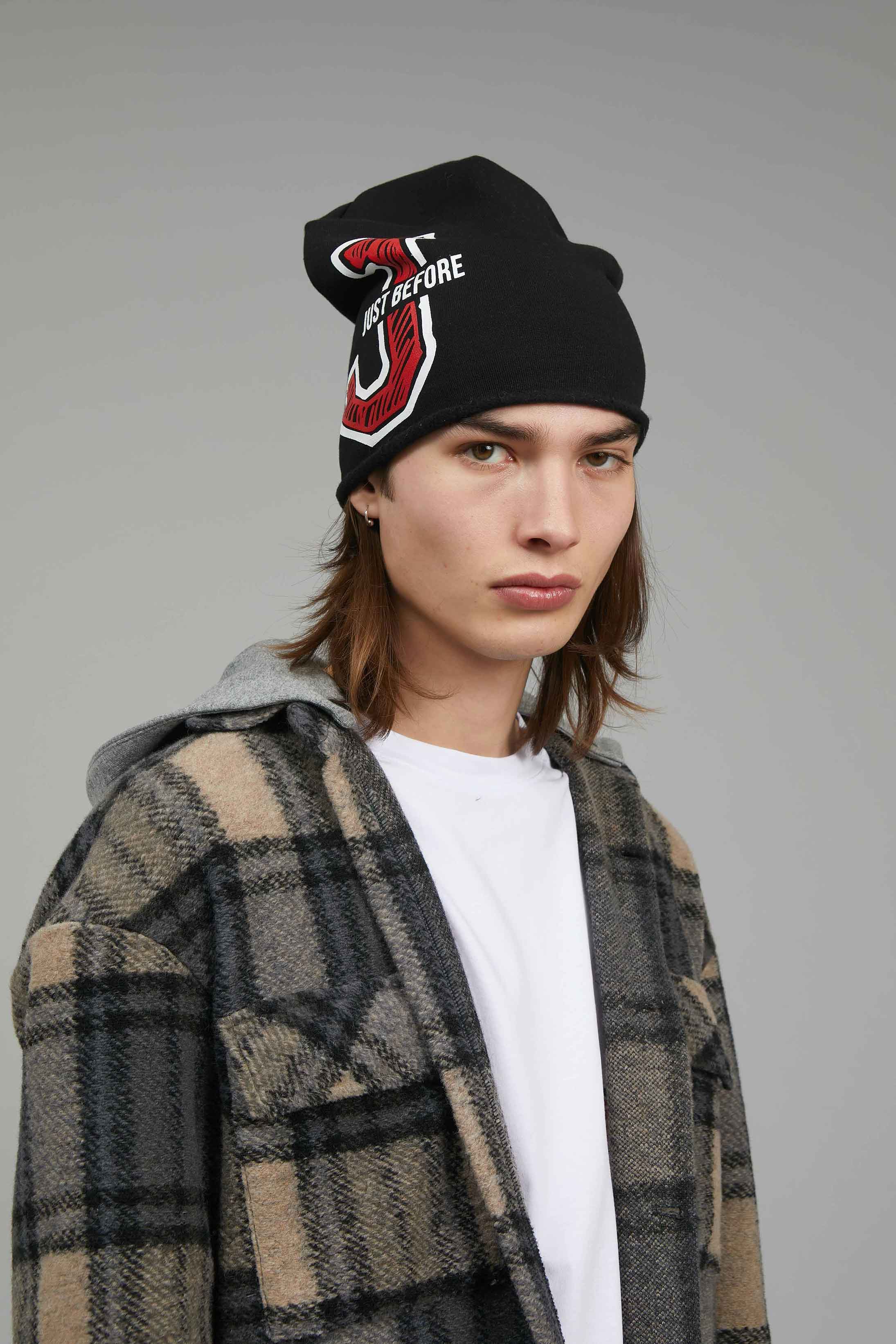 BEANIE BLACK FELPA LOGO
