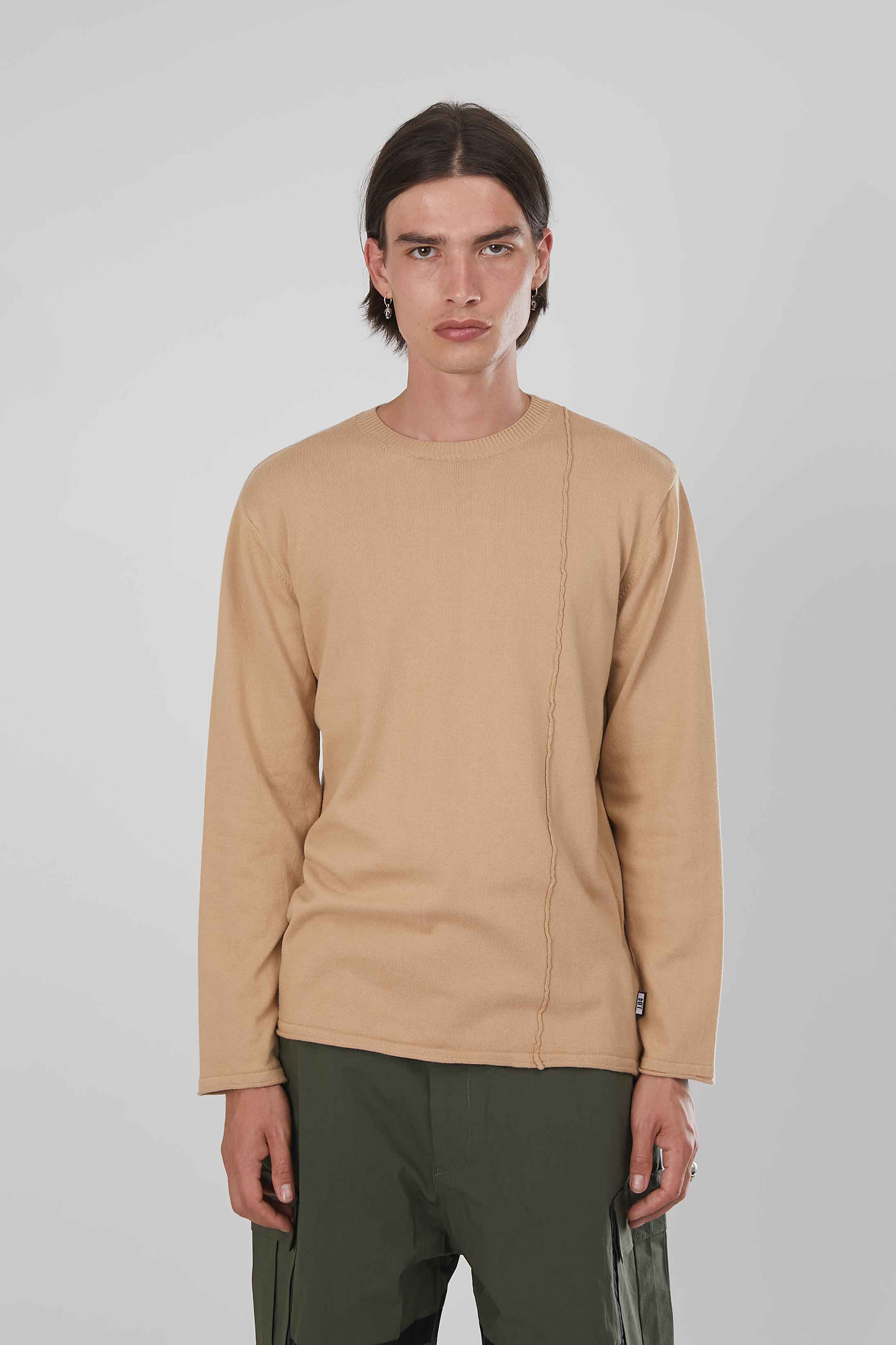 MAGLIA PARICOLLO BEIGE