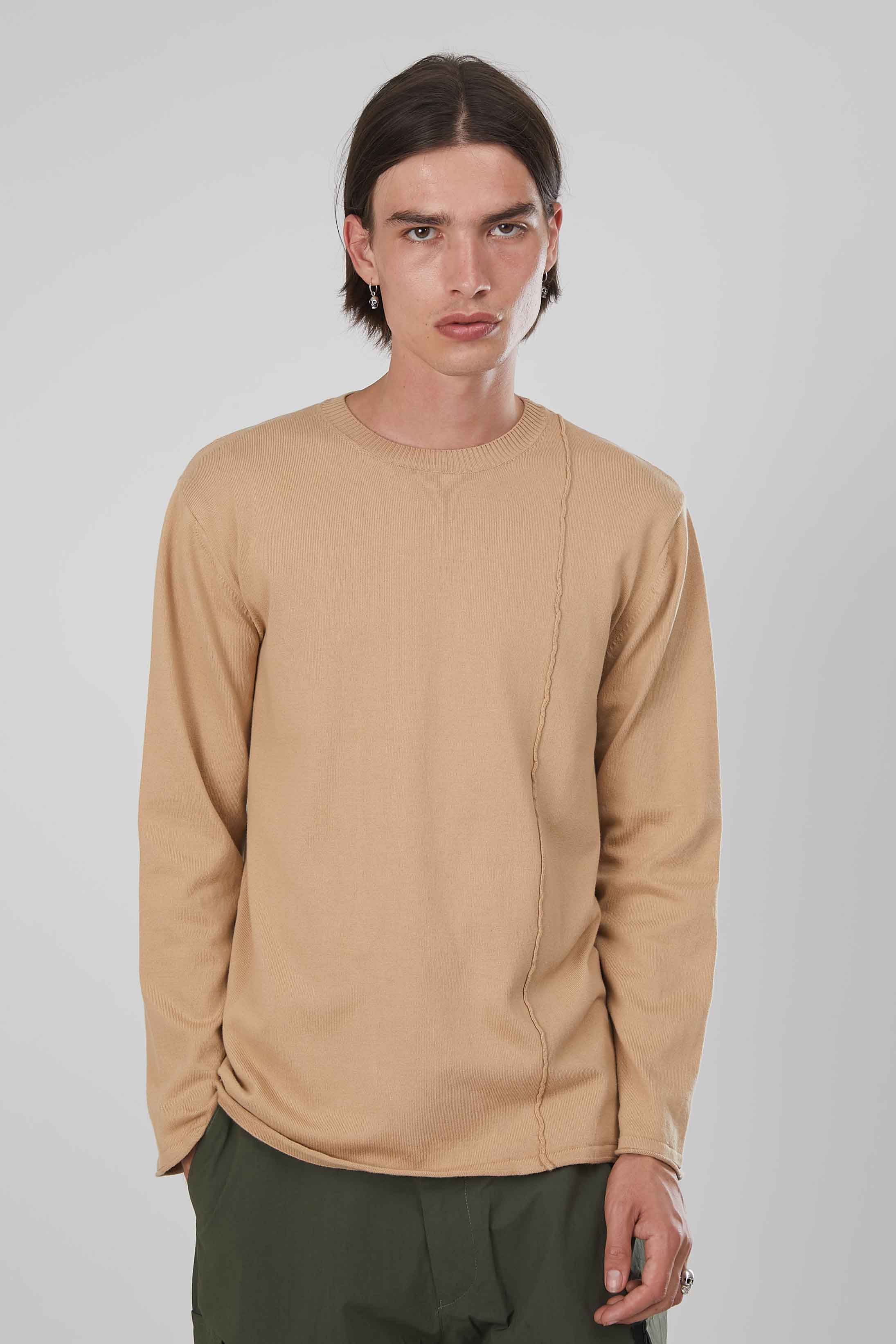 MAGLIA PARICOLLO BEIGE