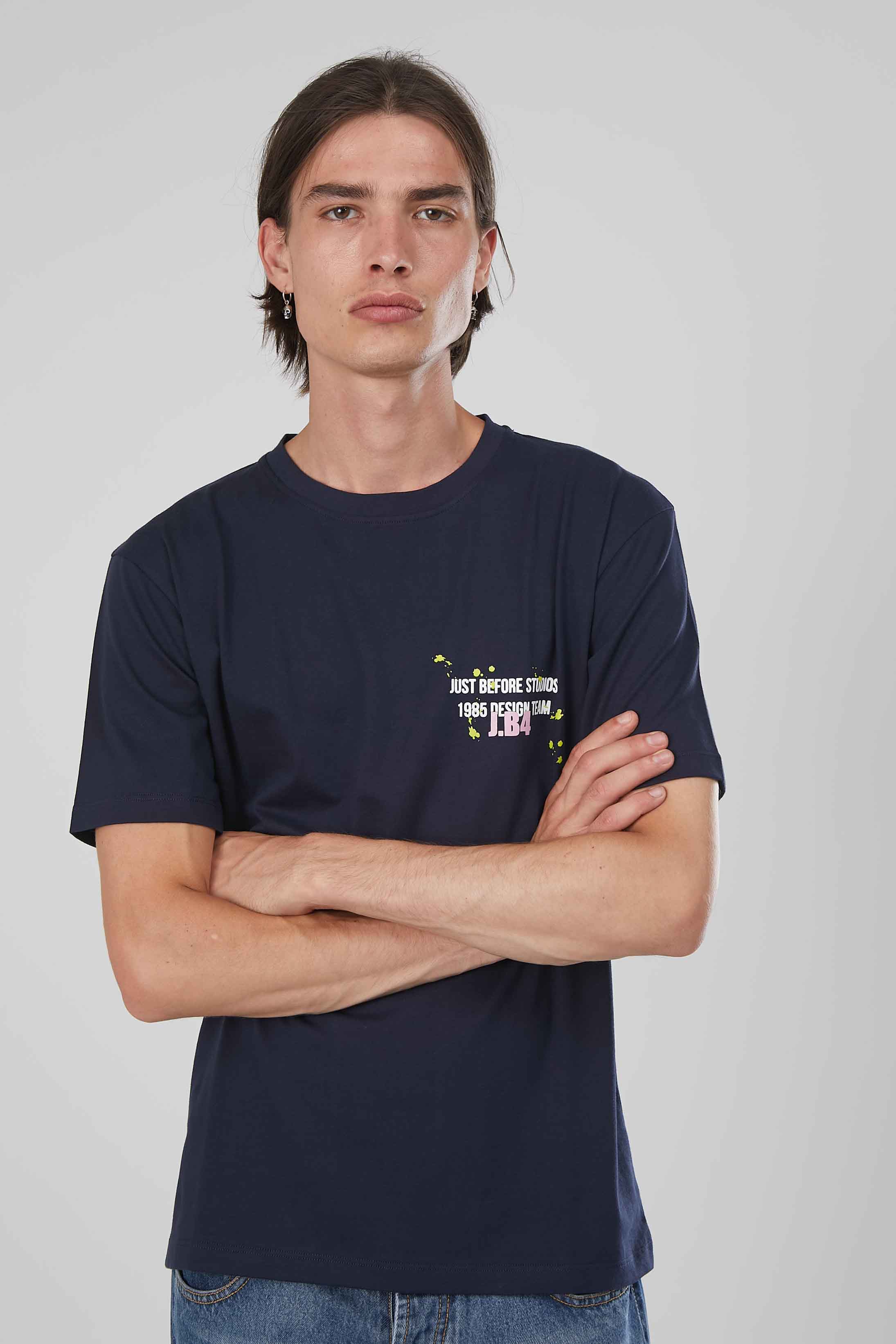 T-SHIRT DESIGN TEAM NAVY