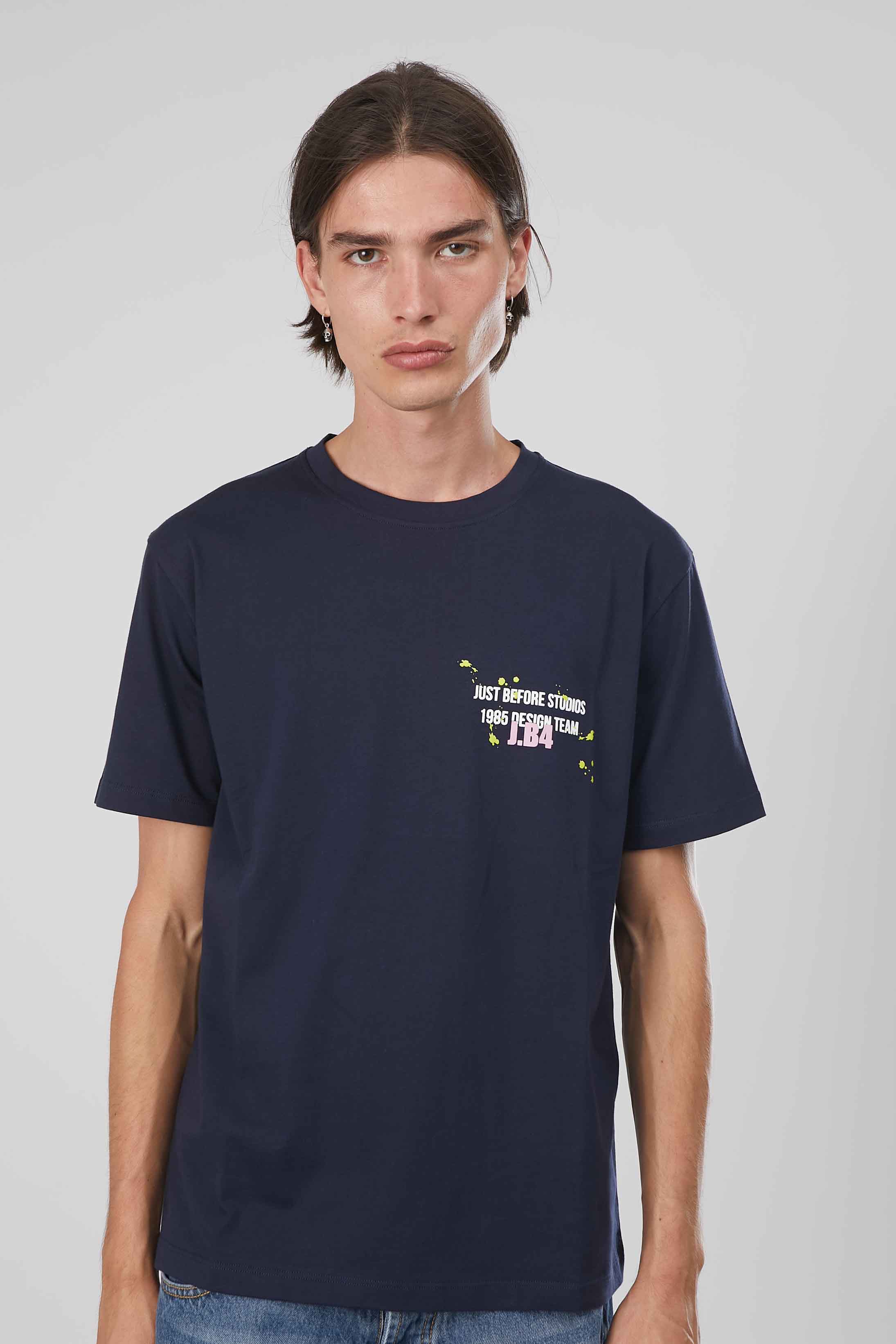 T-SHIRT DESIGN TEAM NAVY