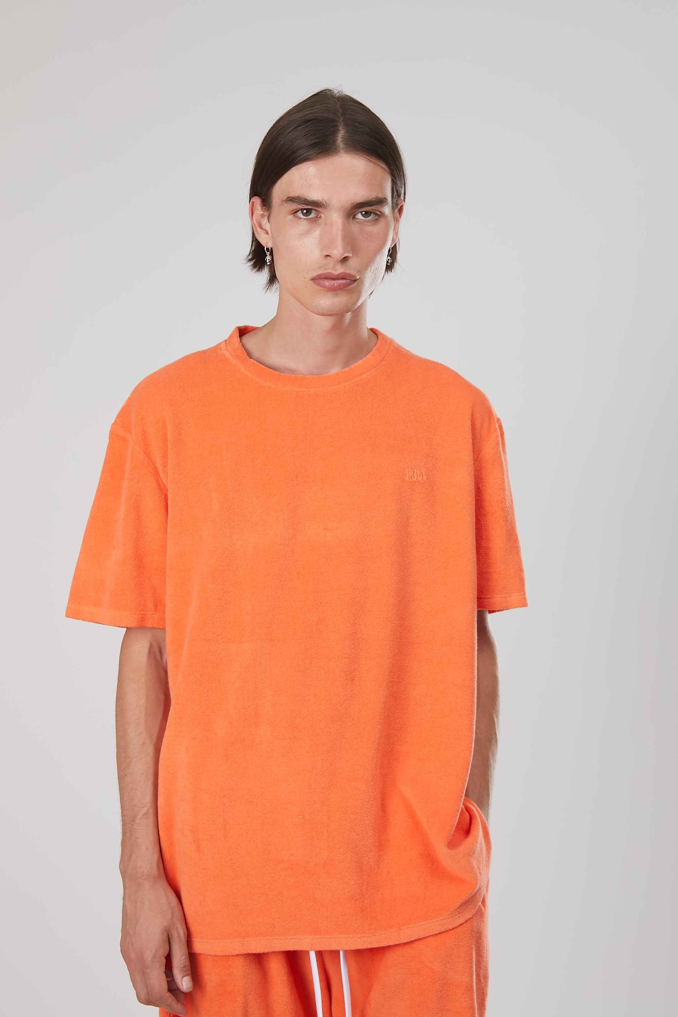 T-SHIRT IN SPUGNA ORANGE