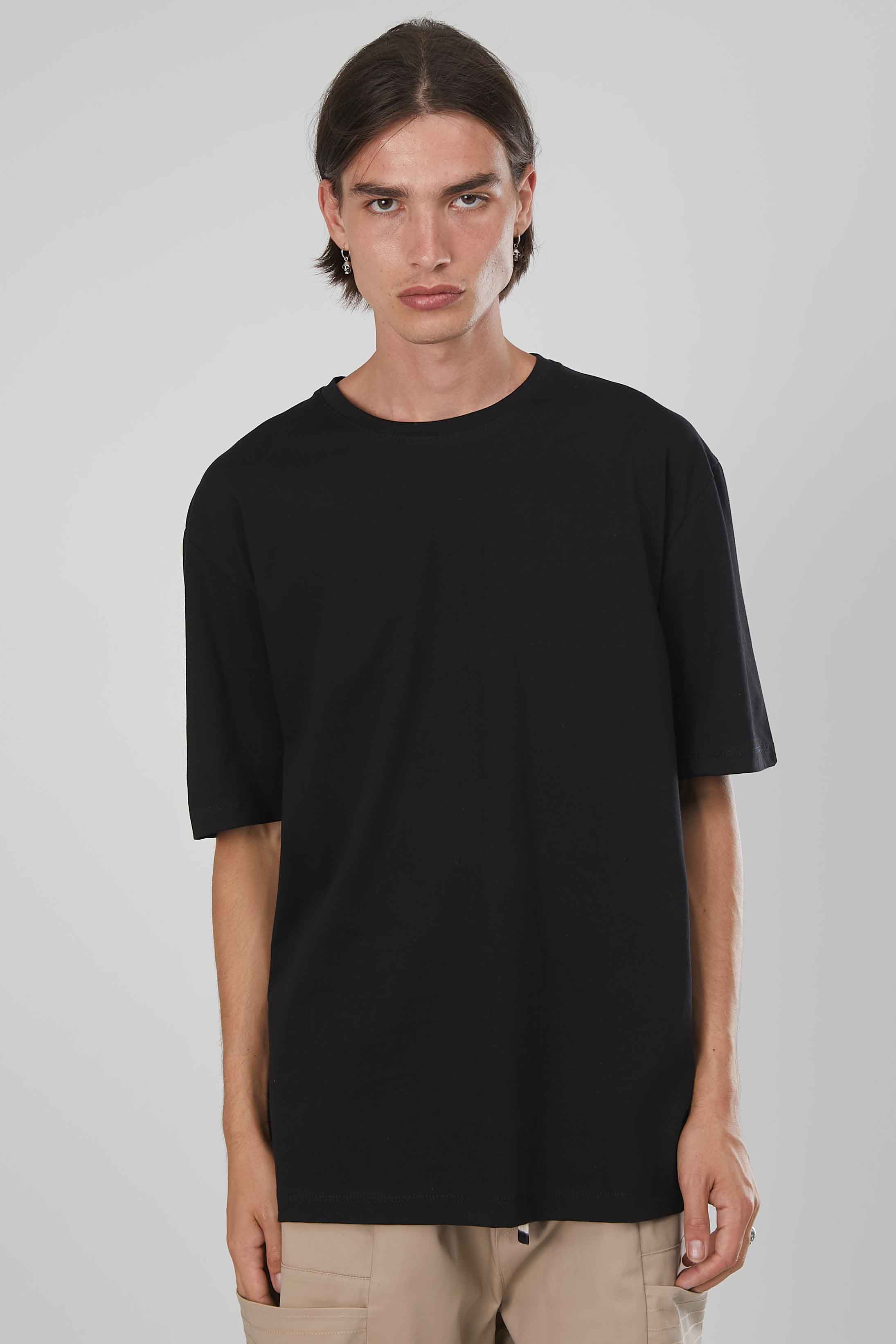 T-SHIRT STAMPA JUNGLE BLACK