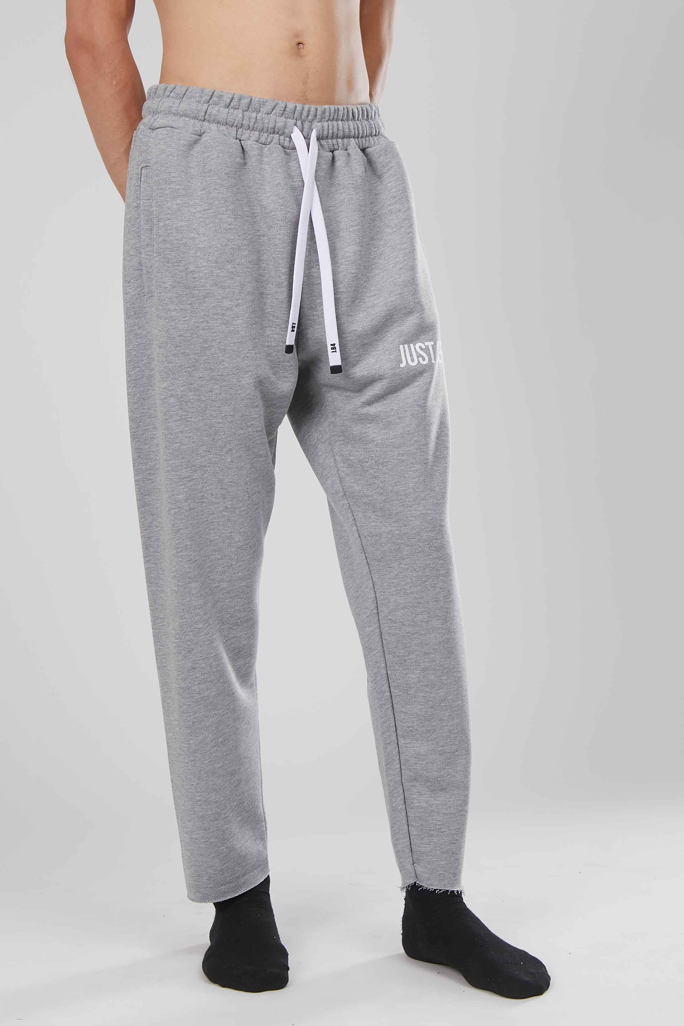 PANTALONI FELPA BASIC GREY