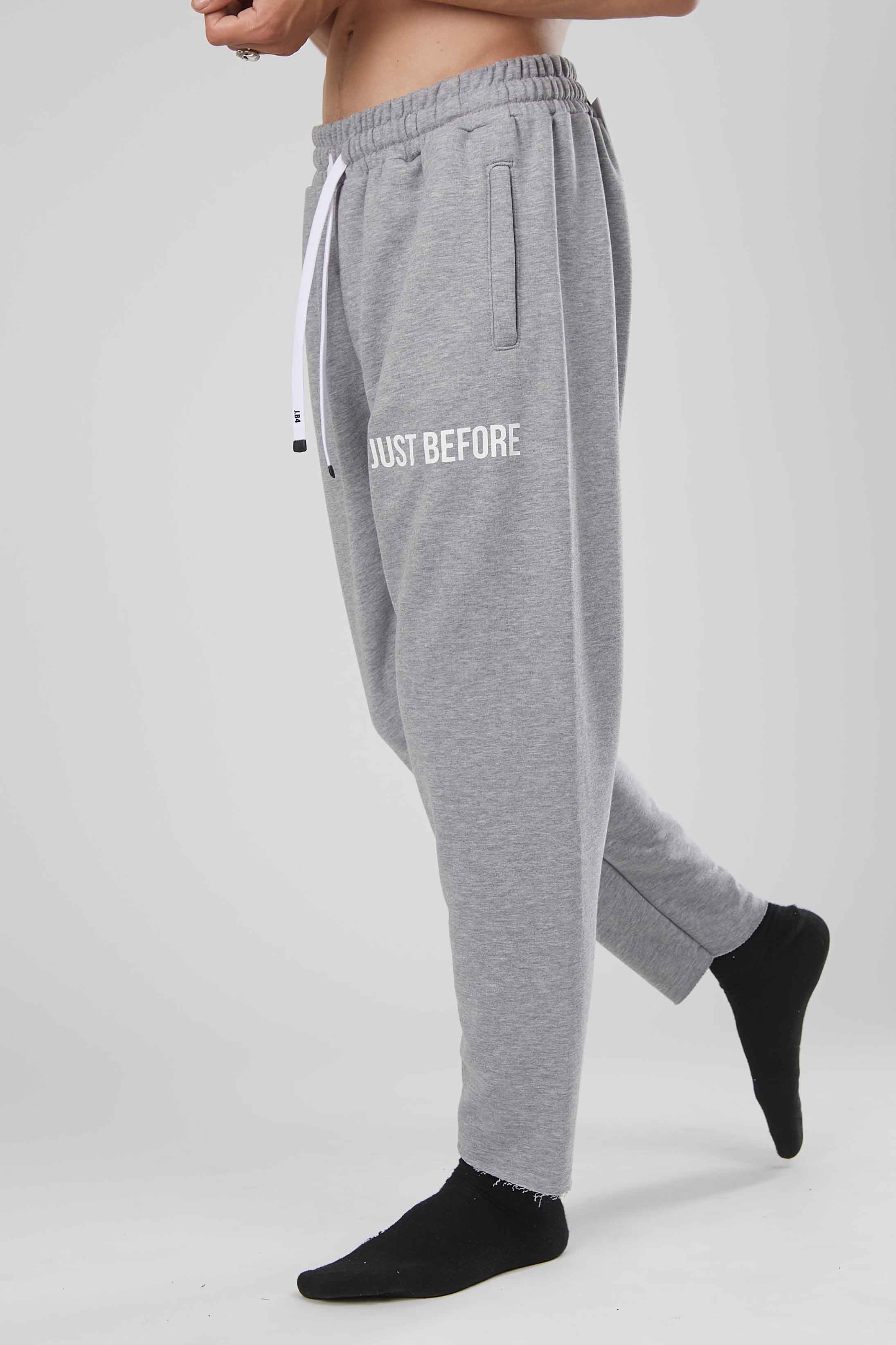 PANTALONI FELPA BASIC GREY