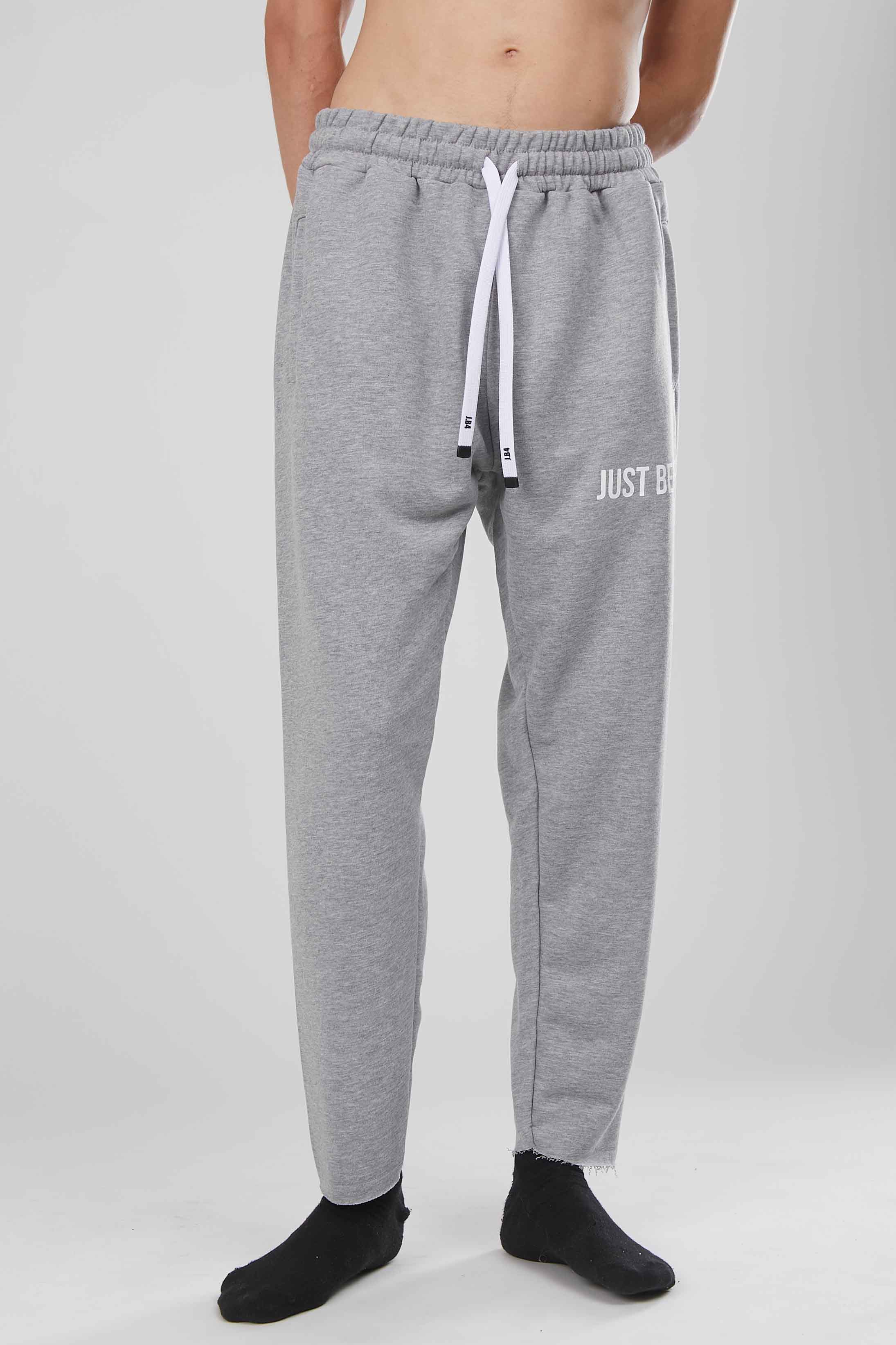 PANTALONI FELPA BASIC GREY