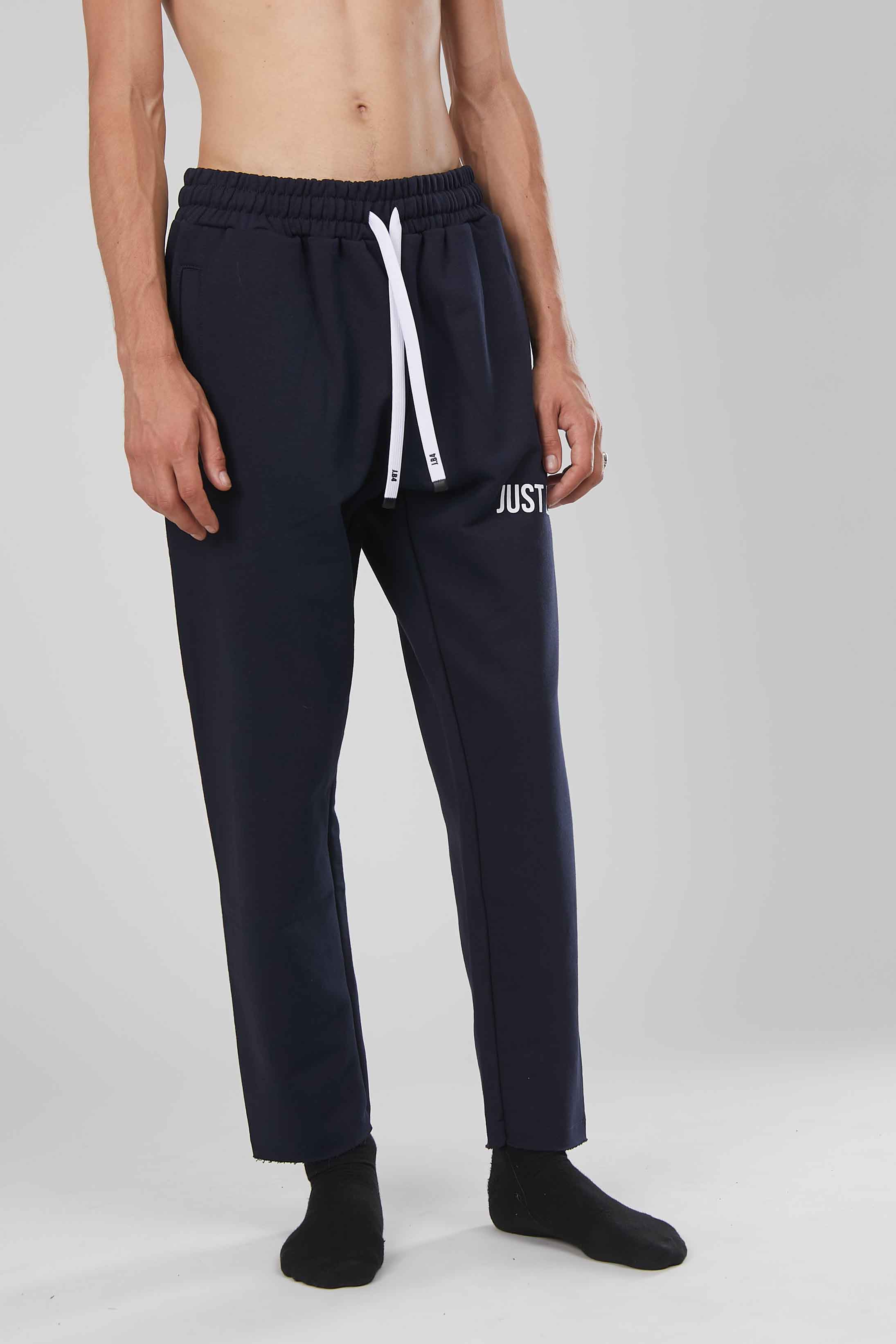 PANTALONI FELPA BASIC NAVY