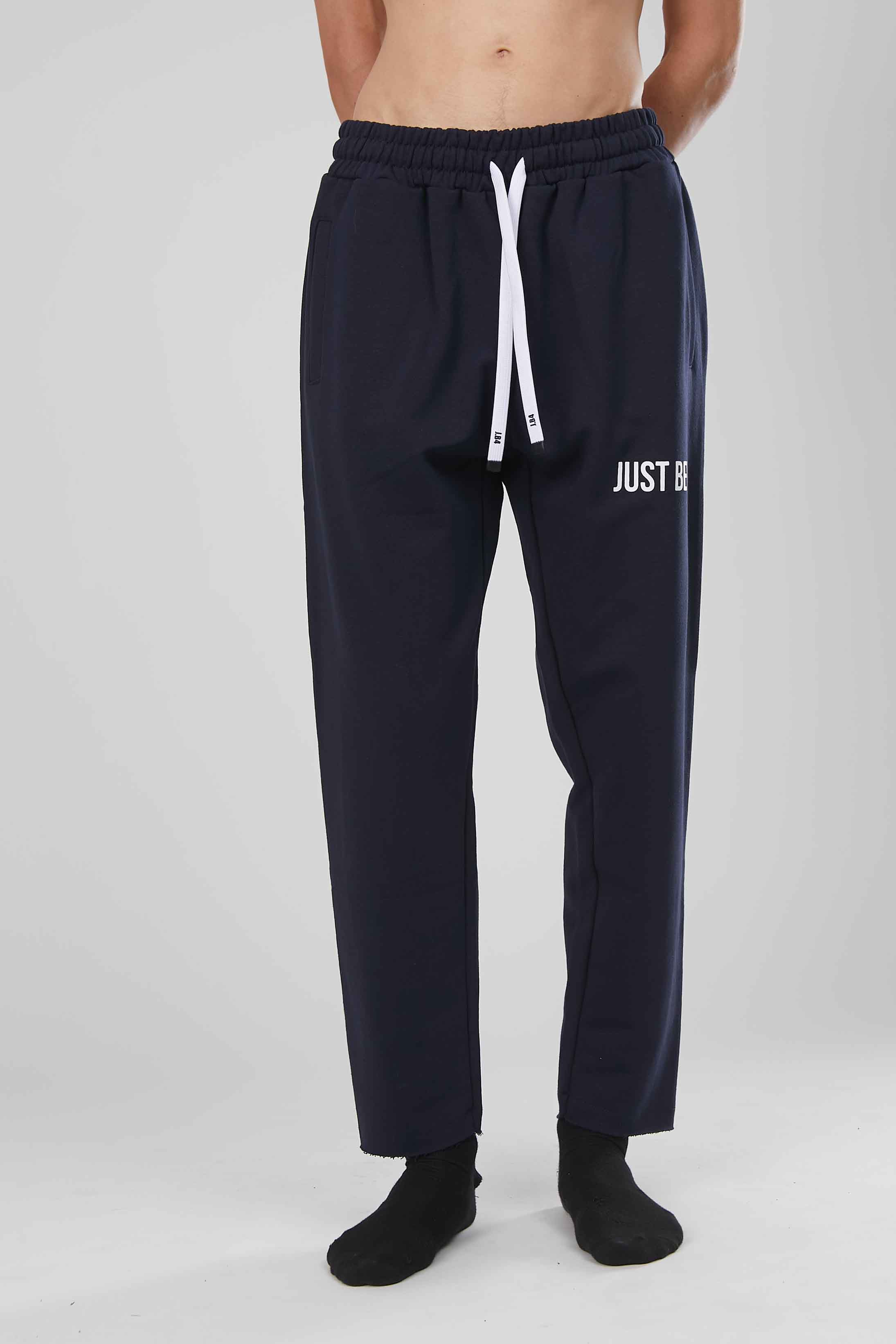 PANTALONI FELPA BASIC NAVY