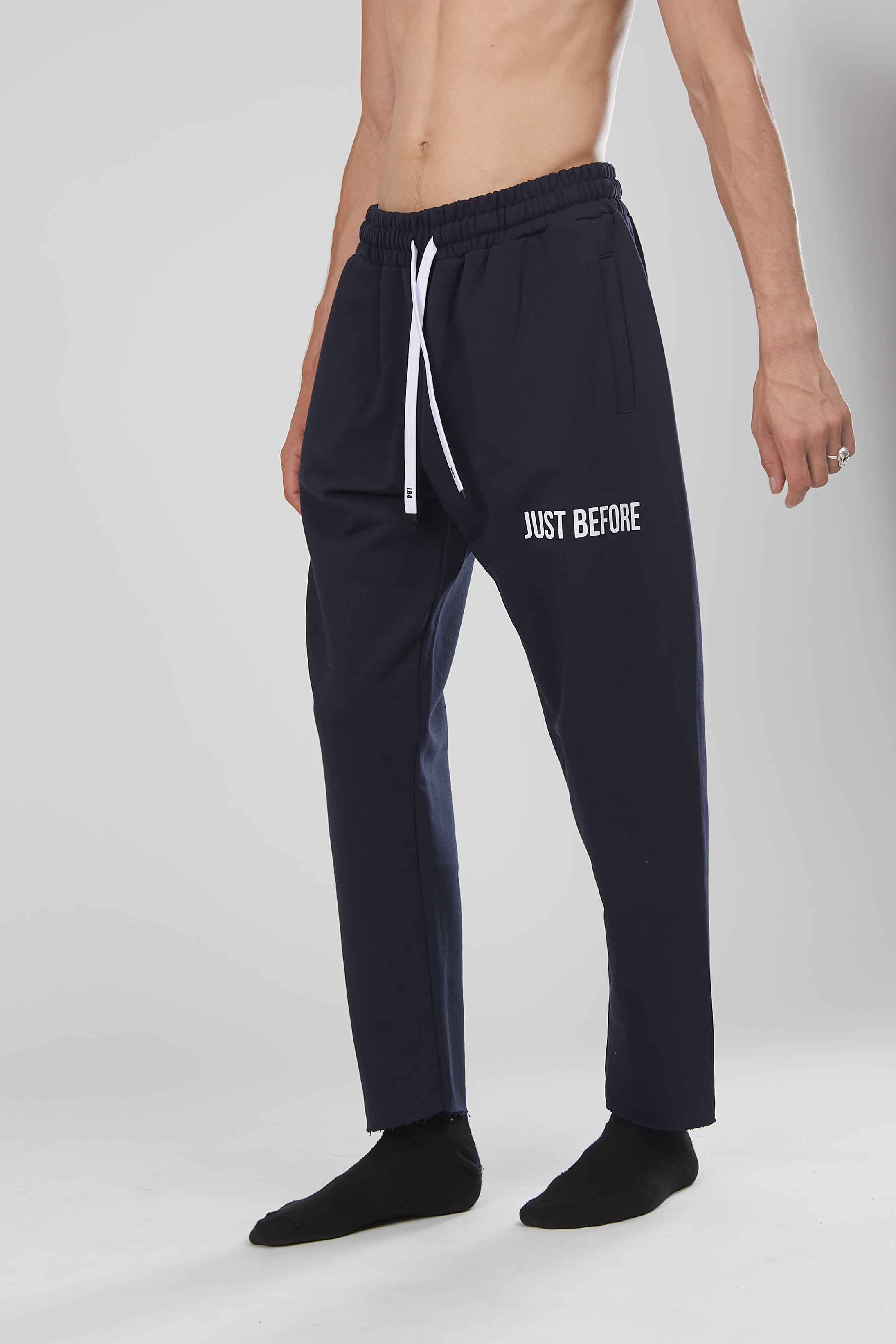 PANTALONI FELPA BASIC NAVY